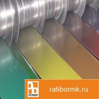 Штрипс с полимерным покрытием 0,45х1250 мм RAL7024 ГОСТ 34180